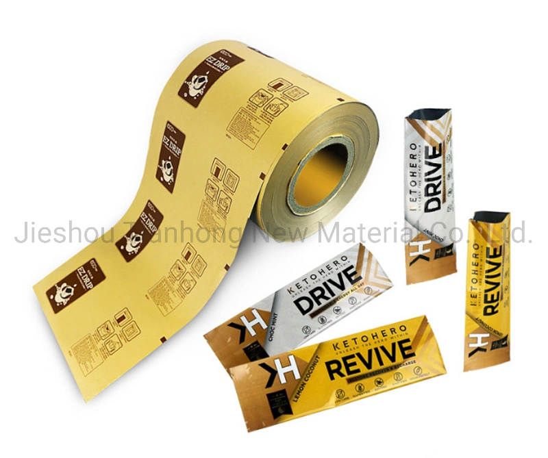 Custom Printing Flexible Opaque Sachets Honey Food Liquid Packaging Film in Roll