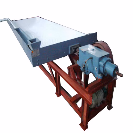 Kleiner Schütteltischkonzentrator für den Bergbau, Schwerkraftkonzentrationsmaschine für Zirkon, Gold, Kupfer, Zinkerz