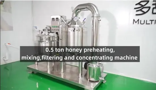 0,5 t Honigverarbeitungsmaschine, Honigheizung, Filter- und Konzentrationsmaschine