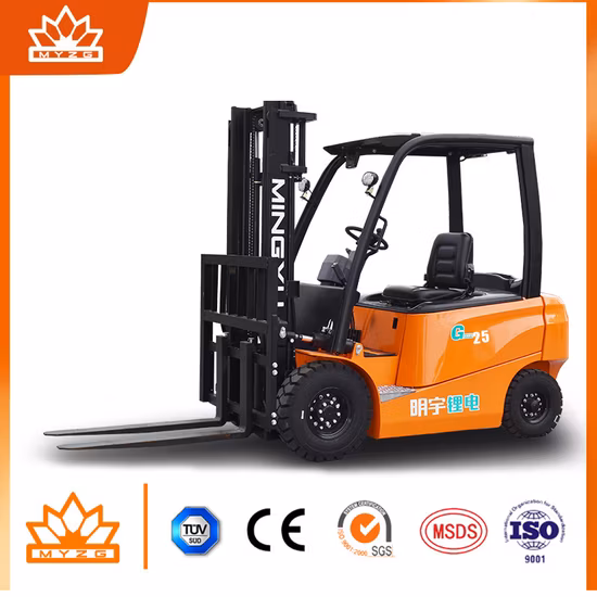 Toyota/Hangcha/Komatsu/Heli/Tcm/Hyster 2/3/3,5/5 Tonnen 3/4,5/6 m Diesel 4X4 Mini-Elektro-LPG-Gabelstapler mit Anbaugerät