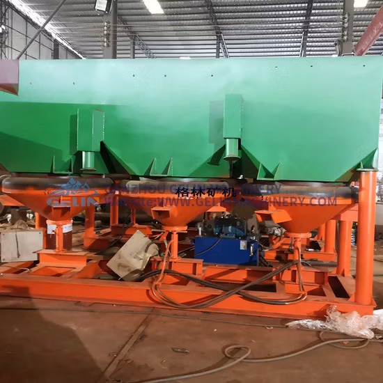 500 t/h Alluvialsand-Zinn-Bergbauvorrichtungs-Konzentrationsmaschine mit großer Kapazität